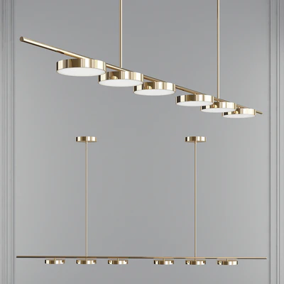 Linear chandelier — View 1
