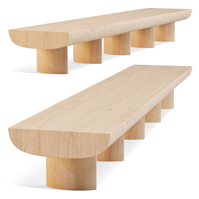 Bonaldo: Sculptural - TV Stand - Bench — Descargar