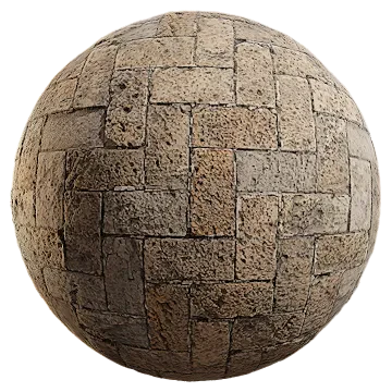 herringbone brick pavement 003 — Скачать