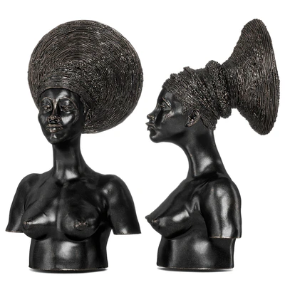 Malvina Hoffman Mangbetu Woman Dark metal — Ver 1