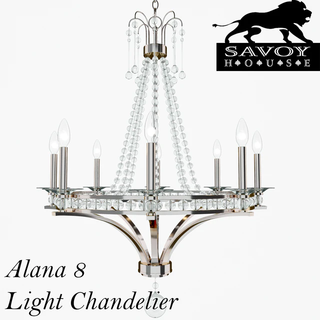 Alana 8 Light Chandelier — Скачать