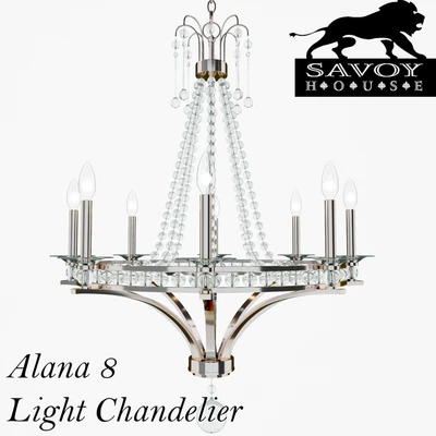 Alana 8 Light Chandelier — Вид 1