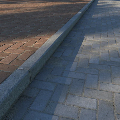 Paving slabs and curb (curb) — Ver 1