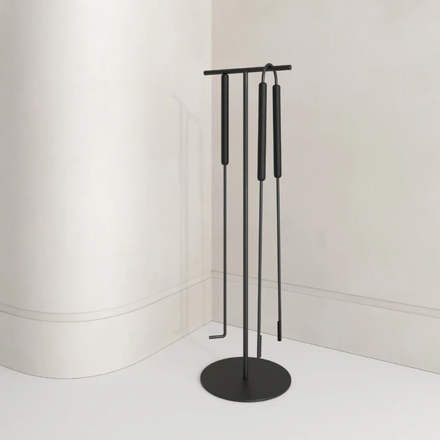Decorative wall with fireplace set 56 — Descargar