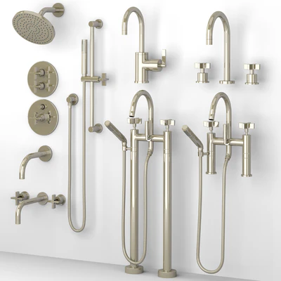 Rejuvenation West Slope set faucets and bath shower — Ver 6