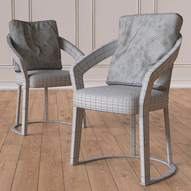 SCHUBERT Marble table & FRANCES Chairs — Скачать