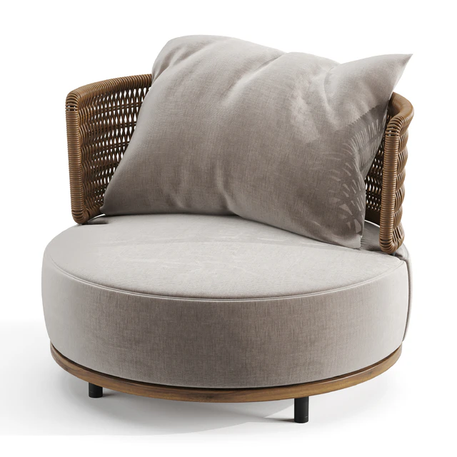 Minotti quadrado armchair — Скачать