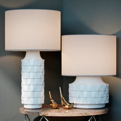Ceramic Texture Table Lamp - Tall — Ver 1