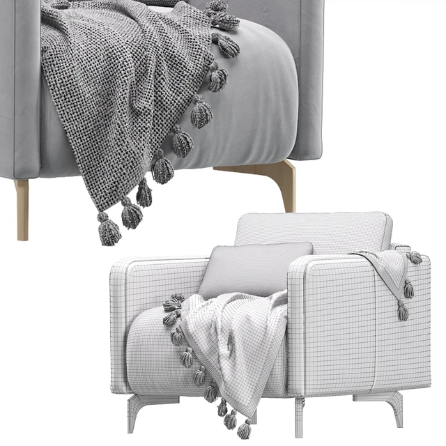 Armchair- Bed Lieri Mini Velvet by Divan.ru / Armchair bed Lieri — Descargar