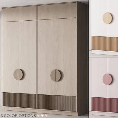 200 furniture for children 02 cupboard in 3 options 01 — Вид 1