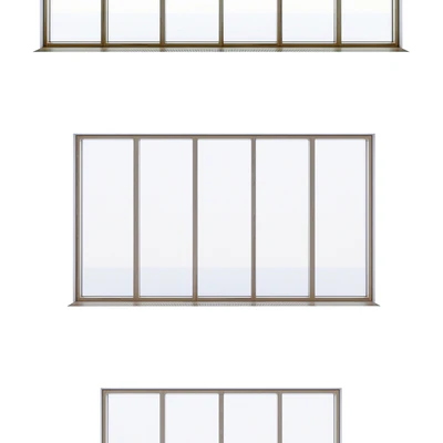 Wood-aluminum stained-glass windows — Ver 2