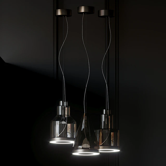 Vetreria Vistosi MEDEA SP2 Glass Pendant Light — Descargar