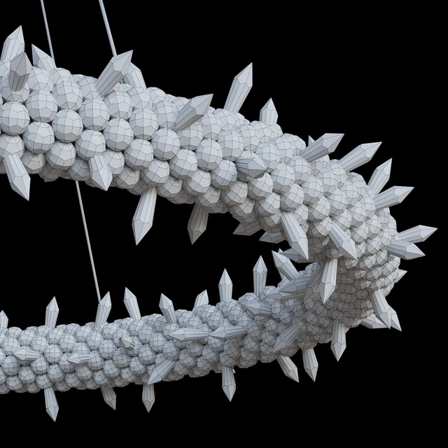 Hanging chandelier Lorenza by GLCrystal d80 * 40cm — Descargar