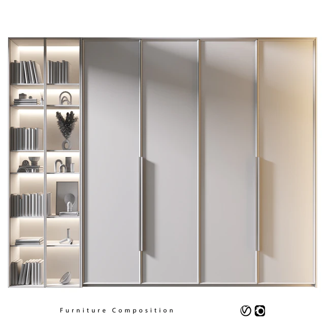 Furniture Composition | 455 | Шкаф — Скачать