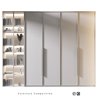 Furniture Composition | 455 | Шкаф — Вид 6