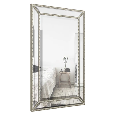 Beveled Beaded Accent Wall Mirror — Ver 3