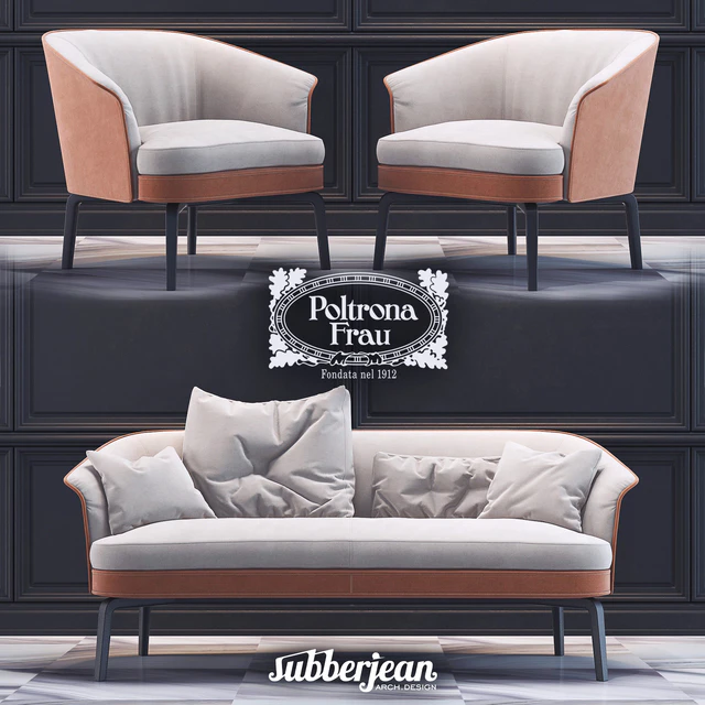 Poltrona Frau Nivola Set — Descargar