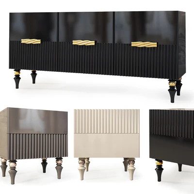 Chest and nightstand Auronzo. Nightstand, sideboard by Ambicioni — Ver 1