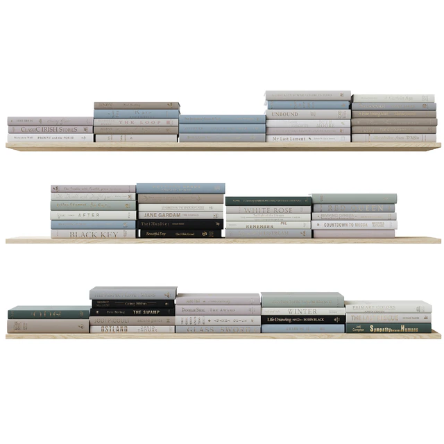 Set of books colored pastel colors — Descargar