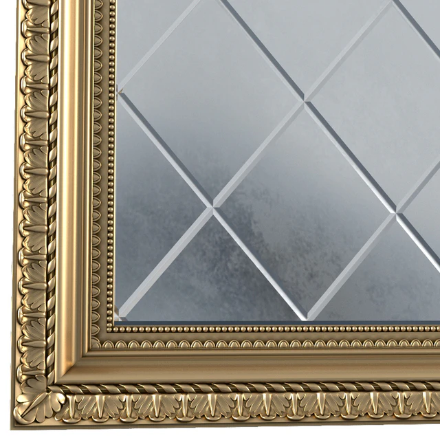 Состаренное зеркало с фацетом в классической раме.Aged Beveled Accent mirror — Скачать