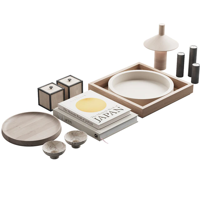 114 decorative set 027 japan style decor P01 — Скачать