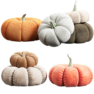 Pumpkin chair and decorative pillows — Ver 4