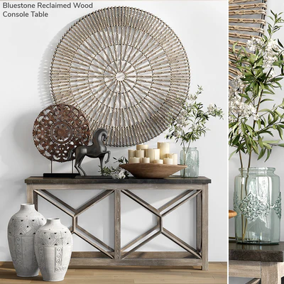 Pottery Barn BLUESTONE RECLAIUMED WOOD CONSOLE TABLE — Вид 1
