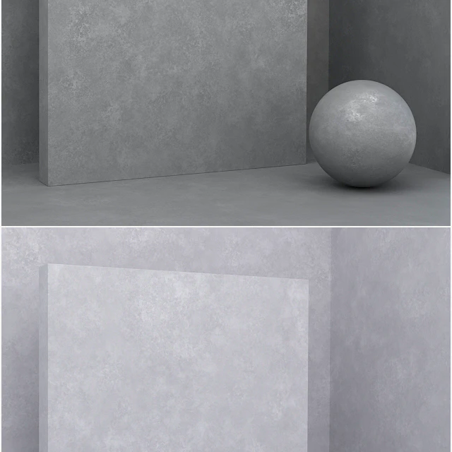 5 materials (seamless) - stone, plaster - set 19 — Descargar