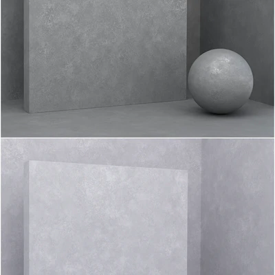 5 materials (seamless) - stone, plaster - set 19 — Ver 3