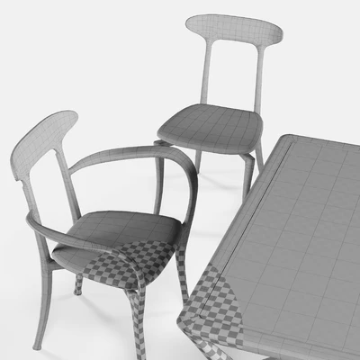 CeccottiCollezioni  SEVENMILES  table MA BELLE chairs — Вид 3