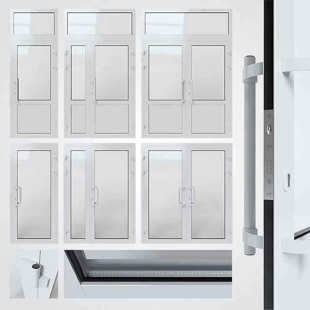 Entrance aluminum door — Descargar