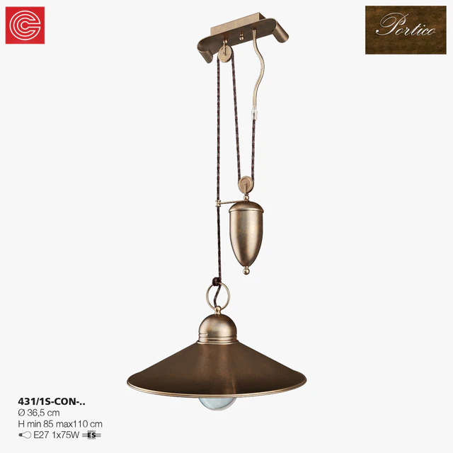 Chandelier Cremasco illuminazione, Portico art431 — Download