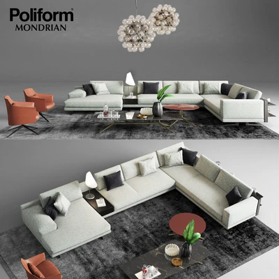 Poliform Mondrian Sofa 1 — Ver 1