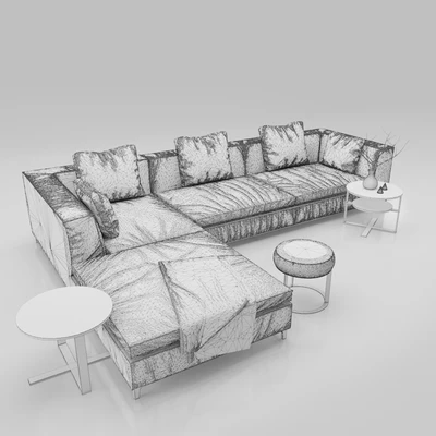 Sofa B&B ITALIA MICHEL — Ver 3