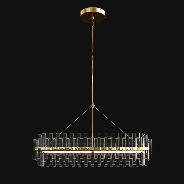 Phoebe Round LED Crystal Chandelier Collection — Скачать