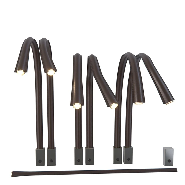 Wall lamp Flexiled Ap L90 Leather from Contardi — Descargar