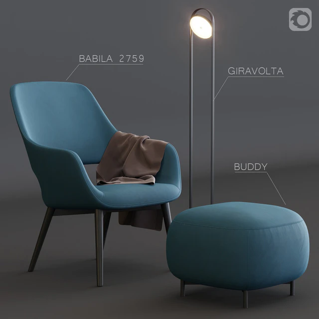 Armchair Babila 2759 — Скачать