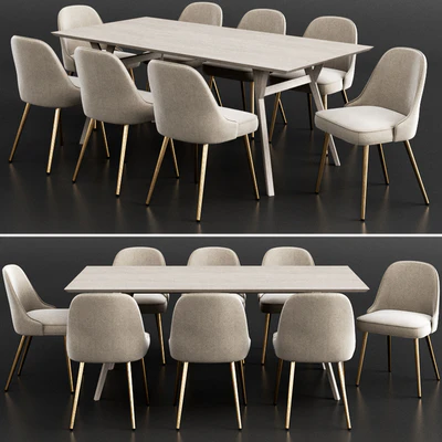 West Elm Dinning Set 11 — Download
