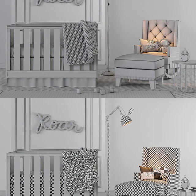 Emily & Merritt Rock and Roar Nursery — Скачать