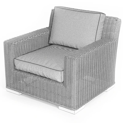 Rustic Woven Lounge Sofa &amp; Chair — Ver 3