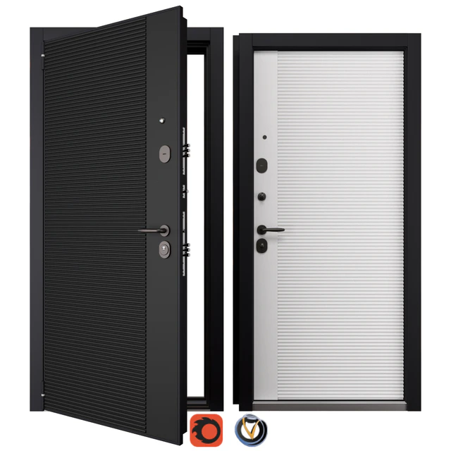 Entrance metal door Newest NT 4 (Holz) — Descargar