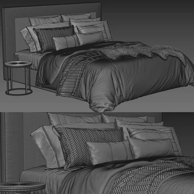 RH Sullivan Fabric Bed — Вид 3