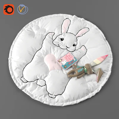 Children's rug "Bunny" — Ver 1