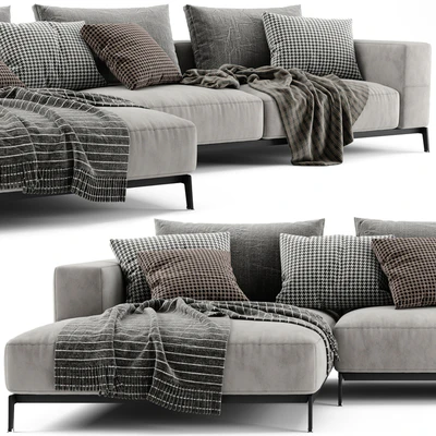 Flexform Ettore Chaise Longue Sofa 2 — Ver 5