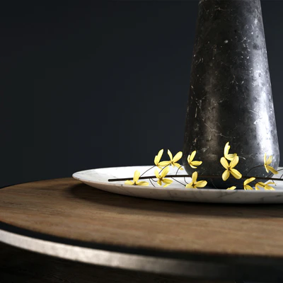 Tables Rh and yellow flowers — Ver 3