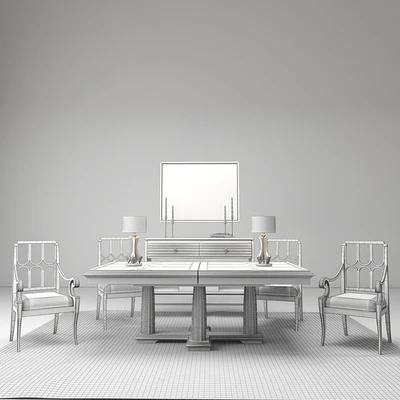 Обеденный стол и стулья фирмы Stanley Furniture — Вид 2