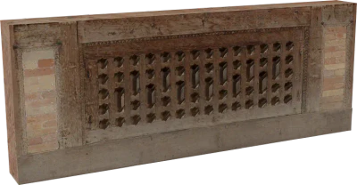 modular wooden base wall 001 — Descargar