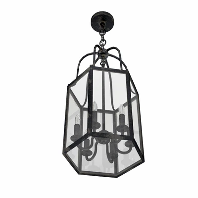 Светильник LANTERN CHANDELIER Gramercy Home 2014 CH028-6-ABG — Вид 3