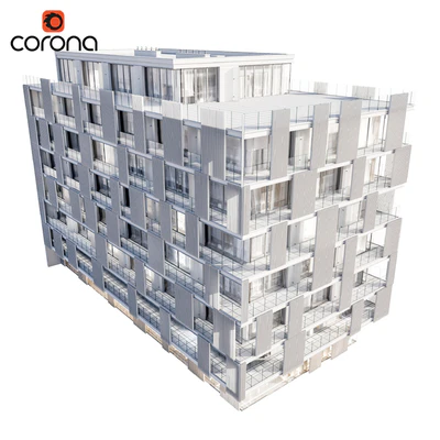 Modern residential building 04 — Ver 5