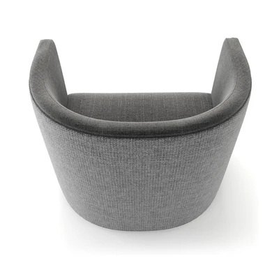 CONFIDENT RATTAN By Living Divani Fabric armchair with armrests — Вид 3